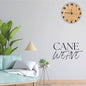 Cane Weave – Natural Wall Clock