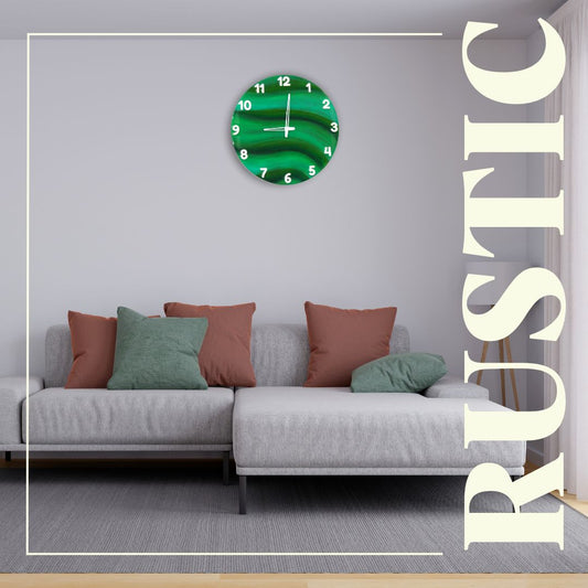 Verdant Rustic – Wall Clock